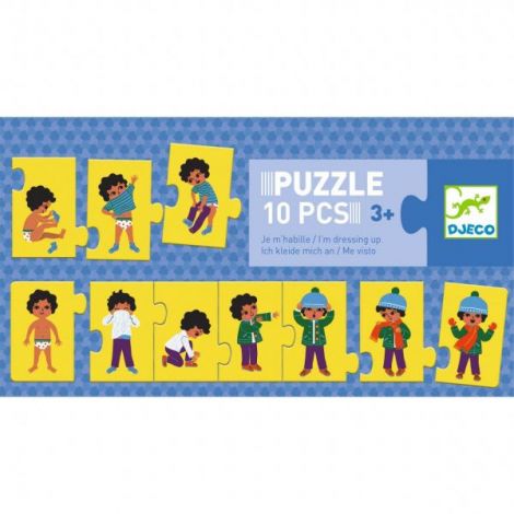 Puzzle Djeco Ma îmbrac singur - Educativ 3+