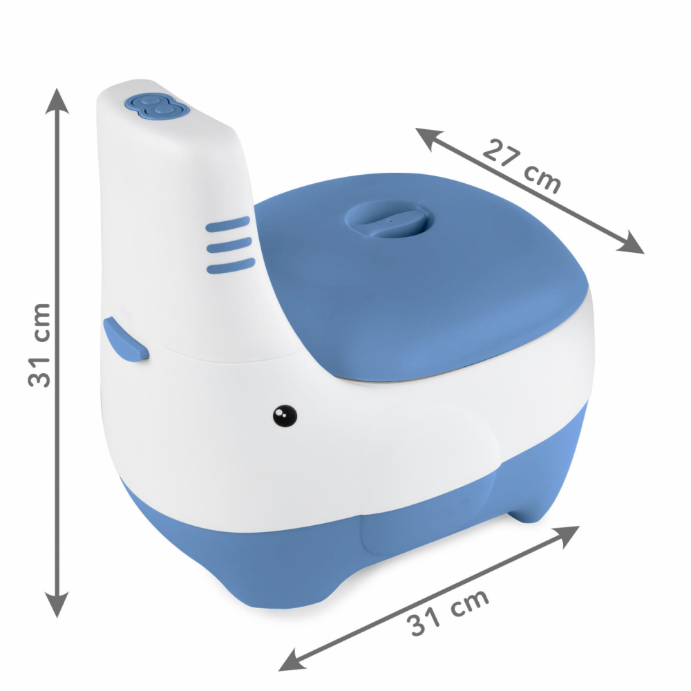 Olita Saro Baby Interactivă cu Sunete Alb și Blue - imagine 3