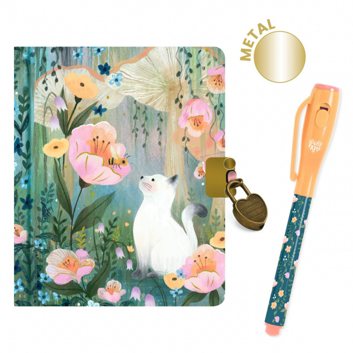 Jurnal Secret Kendra Djeco cu Pix Magic