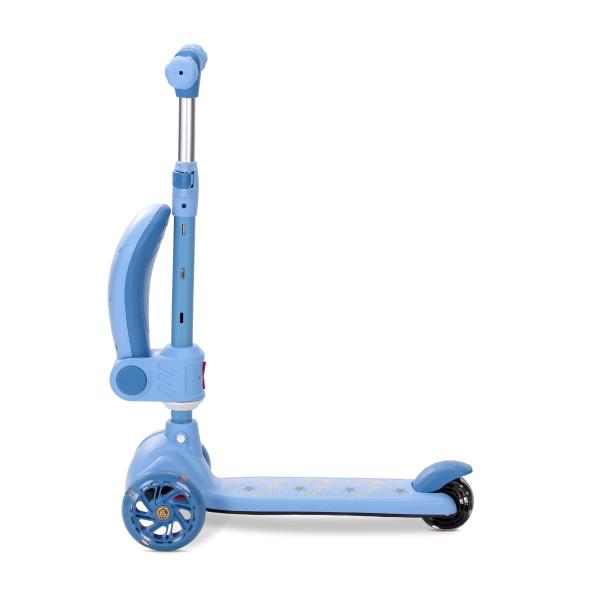 Trotineta Lorelli Speedster Blue cu LED și scaun - imagine 4