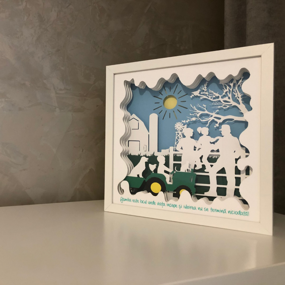 Tablou Luminos Părinți și Copii | Noorhandmadeatelier - imagine 5