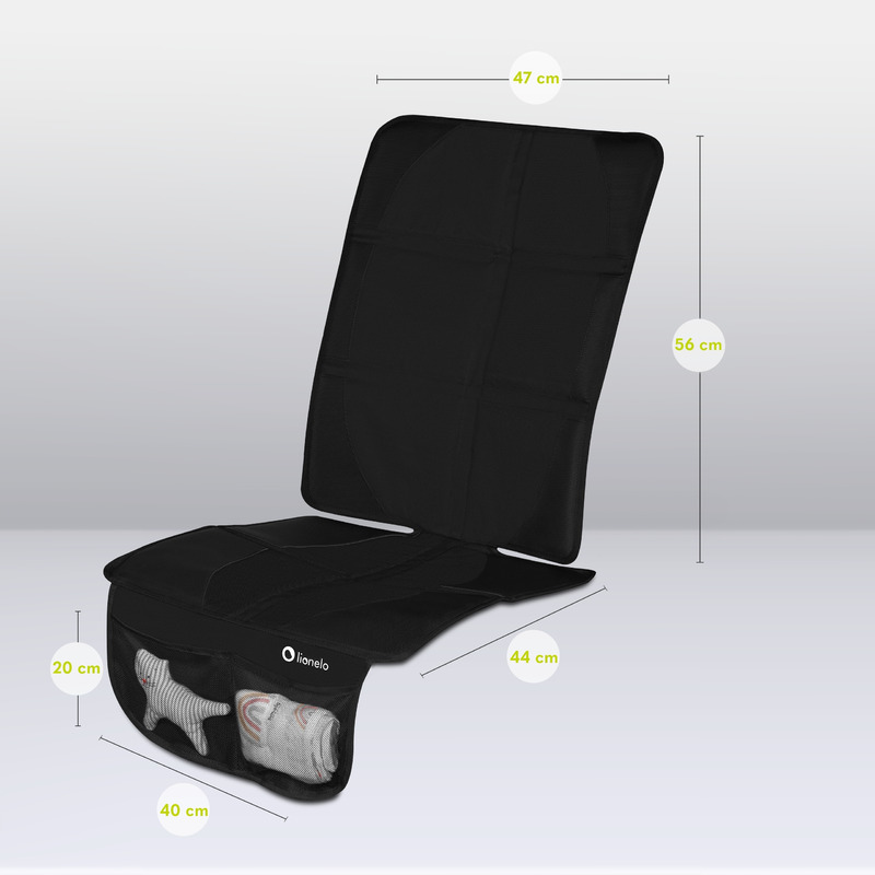 Protector banchetă Lionelo Sikker Negru - imagine 4