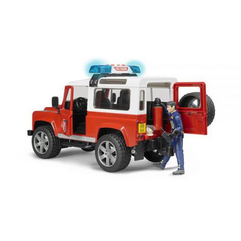 Bruder Masina de Pompieri Land Rover Defender - imagine 3