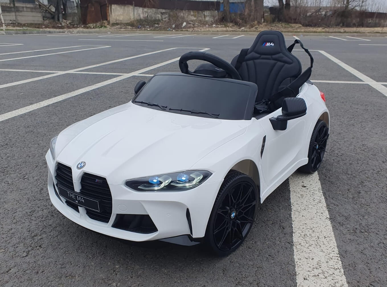 Masinuta Electrica BMW M4 12V | Copii - imagine 12