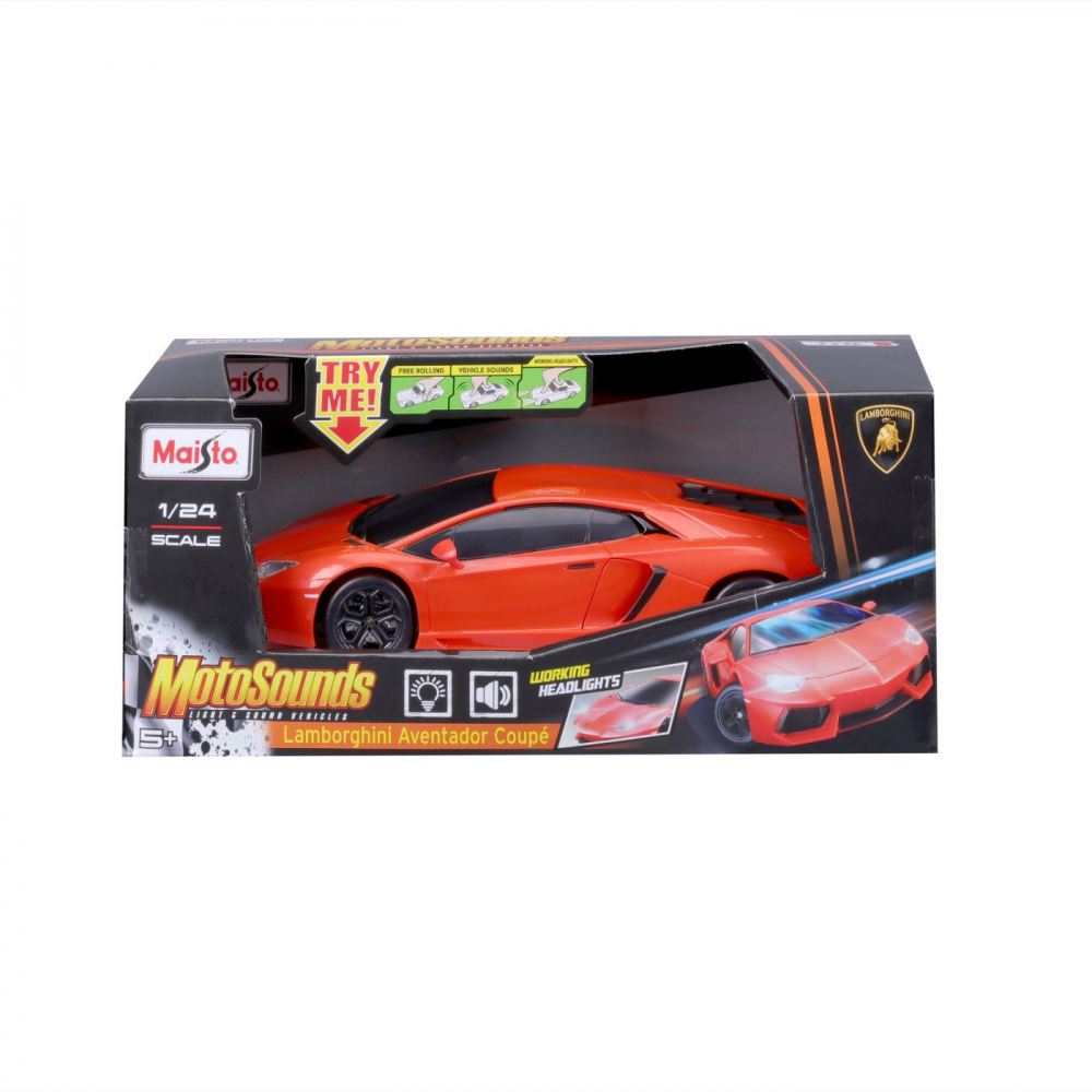 Maisto Lamborghini Aventador cu Sunete și Lumini 1:24