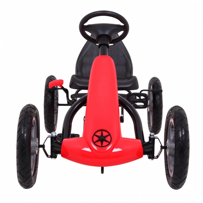 Gokart Star Rosu - Kart Pedale 3+ Ani - imagine 3