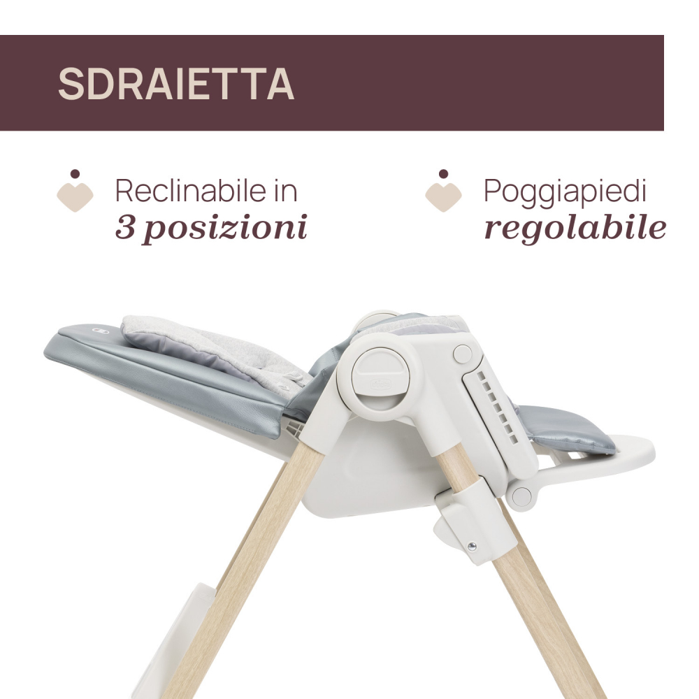 Chicco Polly Armonia - Scaun masa 0luni+ Greenery - imagine 3