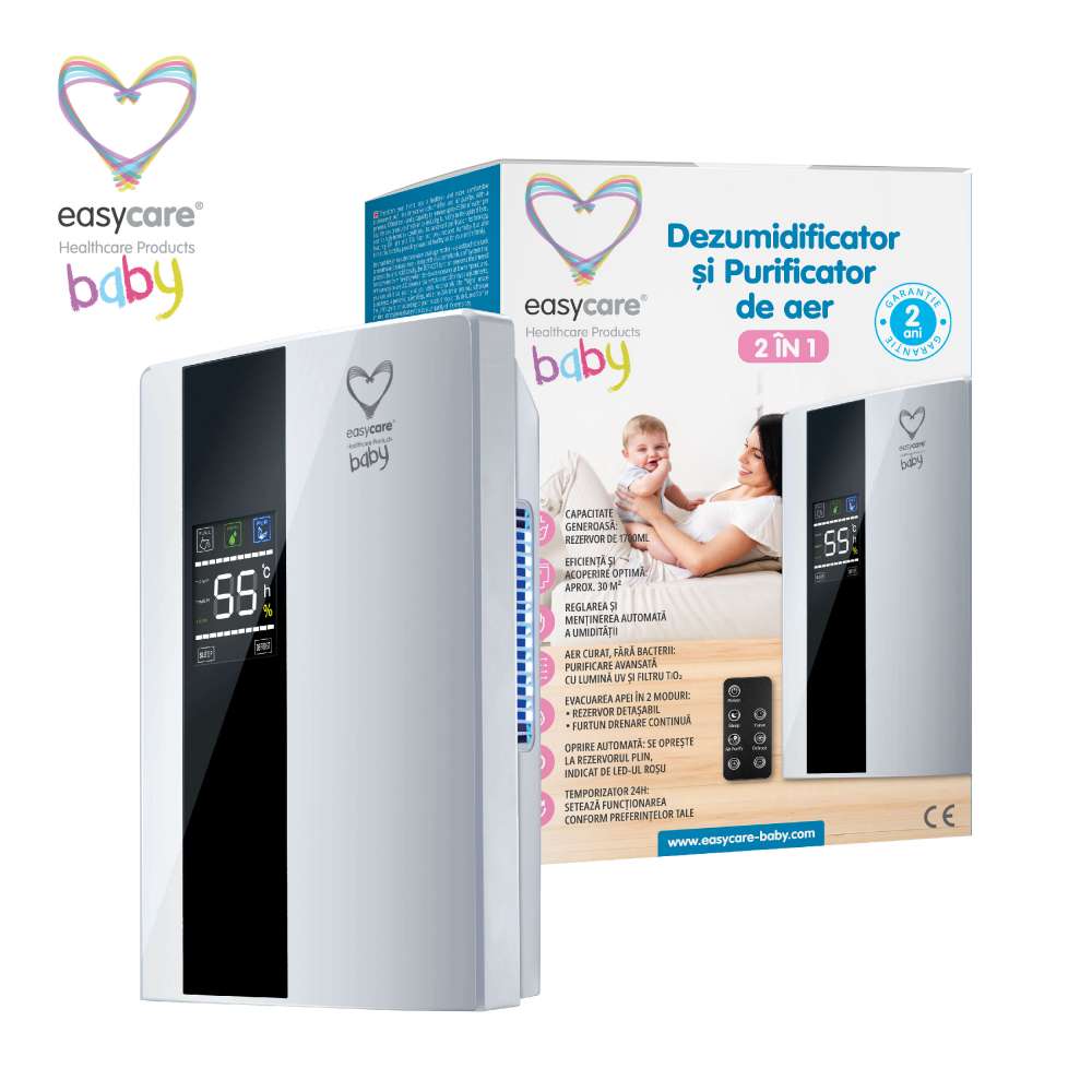 Easycare Baby Dezumidificator 2-în-1 Purificator Aer - imagine 6