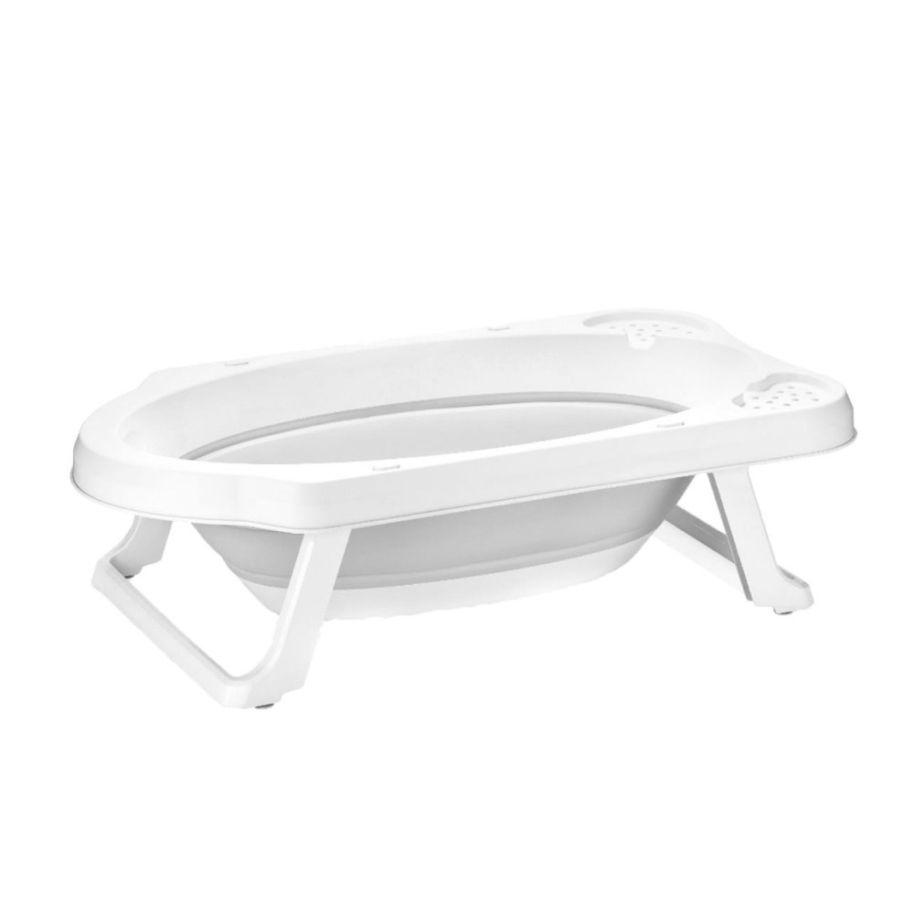 Cădiță pliabilă gri SeviBebe, sigură și ergonomică - imagine 3