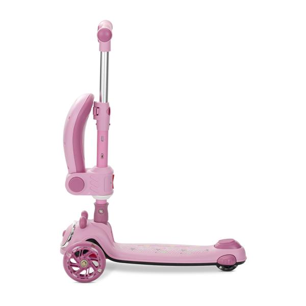 Lorelli Swiftie Pink Trotineta Pliabila LED - imagine 4