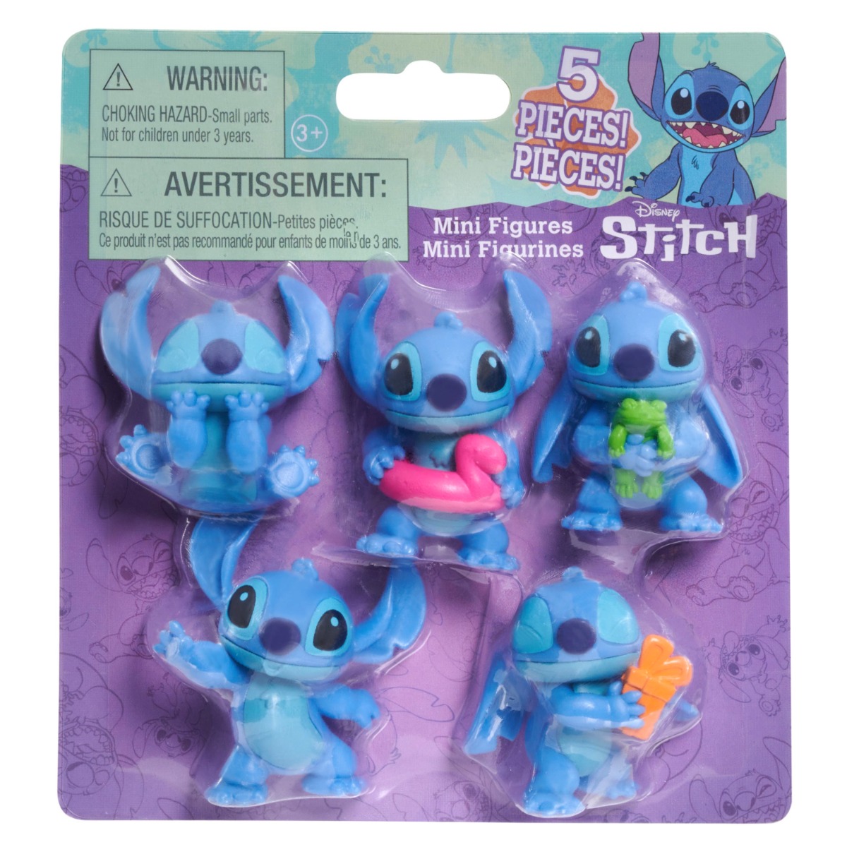 Set 5 Mini Figurine Disney Stitch 5 cm