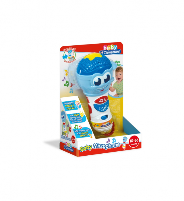 Microfon Interactiv Clementoni cu Lumini LED