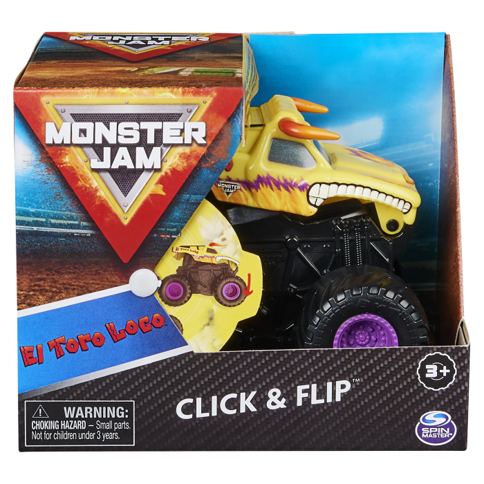 Monster Jam El Toro Loco 1:43 Click Flip
