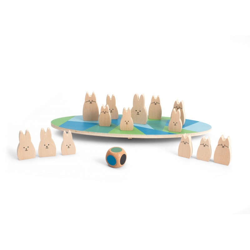 Joc Echilibru Iepurași BS Toys, Educativ +4 ani