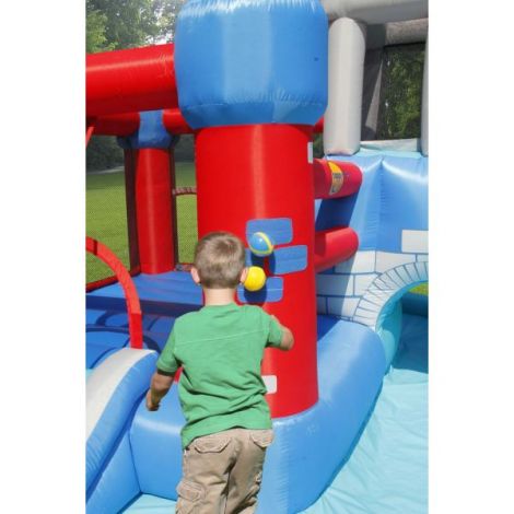 HappyHop Splash Park - Centru de joacă gonflabil cu apă - imagine 12