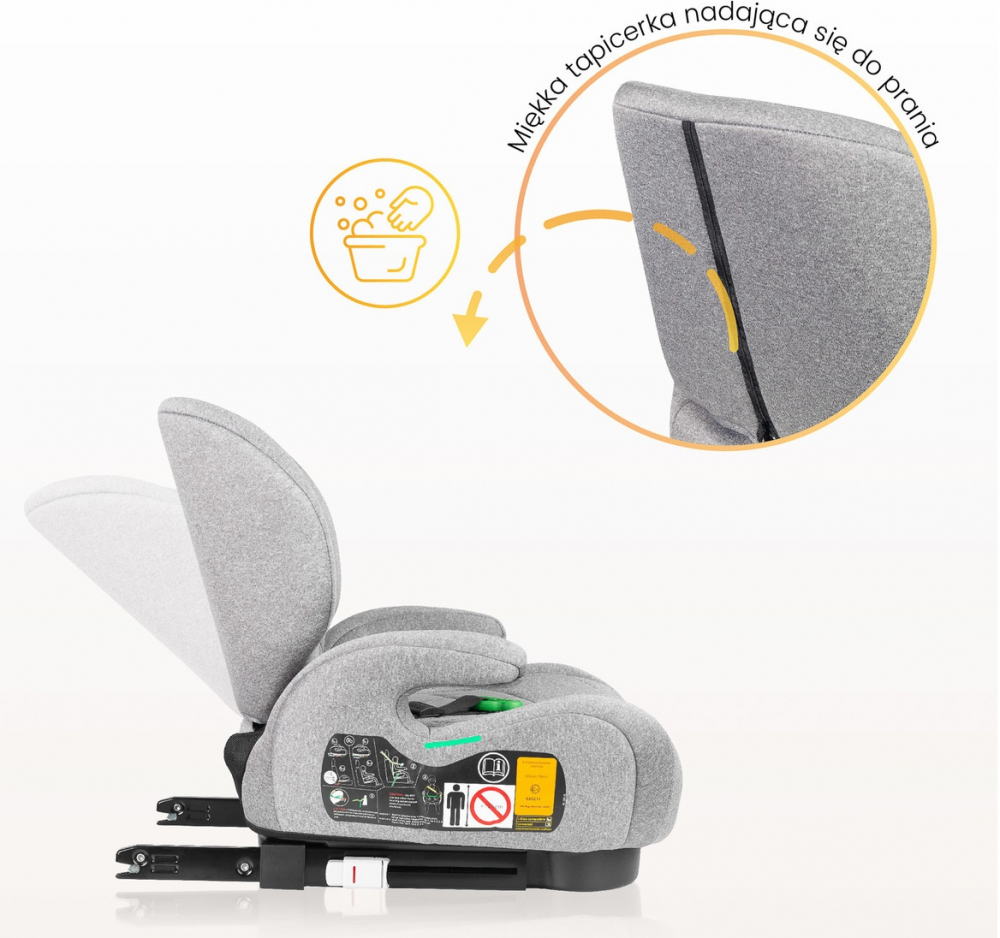 Inaltator Auto Caretero Irbis i-Size Sigur - imagine 2
