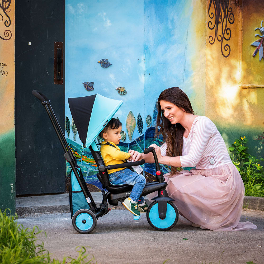 Smart Trike STR3 Albastru 6-în-1 Ultrapliabilă - imagine 5