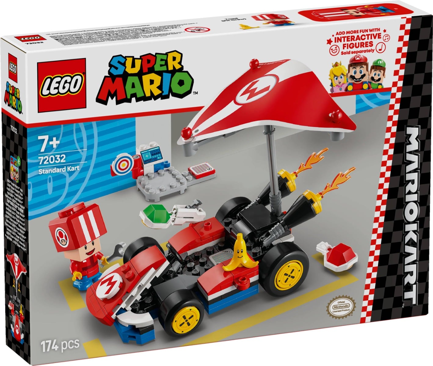 LEGO® Super Mario Standard Kart 72032 - Curse si Distractie