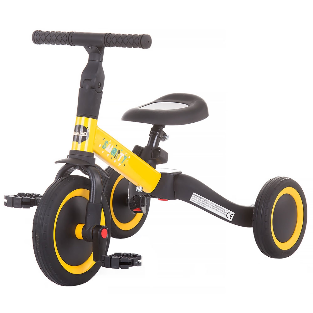 Tricicleta Chipolino Smarty 2in1, Galben - imagine 6