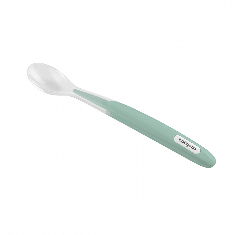Lingura silicon Babyono - Prima lingură a bebelușului - imagine 2