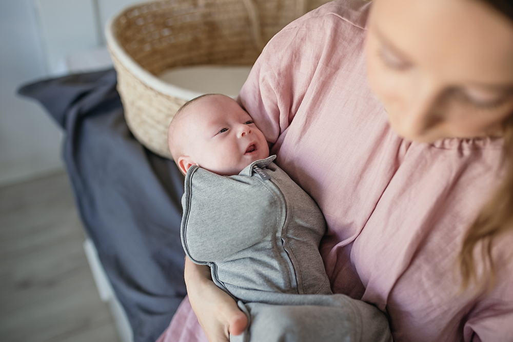 Swaddle + Caciulita Nor Pufos Bej | Sleepee First Step - imagine 3