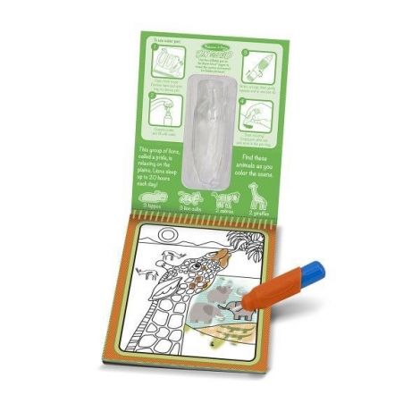 Melissa & Doug Carnet Colorat Apa Safari - imagine 4