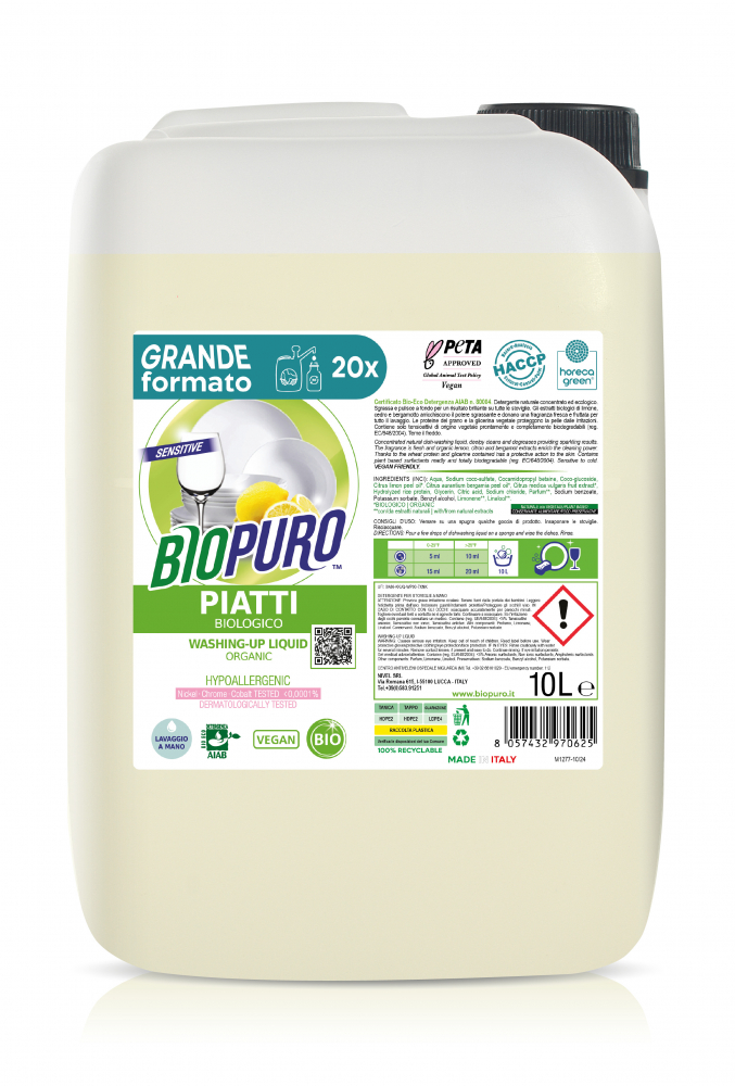 Detergent Biopuro Hipoalergen 10L Eco