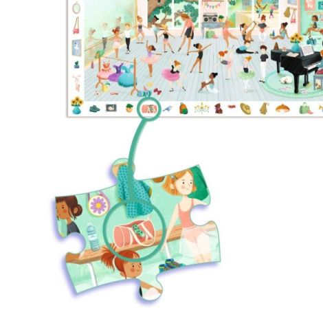 Puzzle Observatie Scoala de Dans Djeco - imagine 3