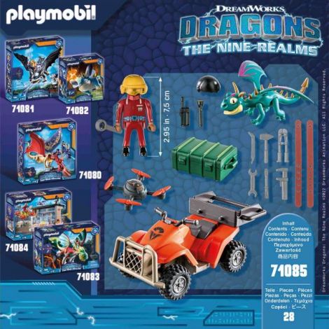 Playmobil Dragons Vehicul Icaris & Phil - imagine 5