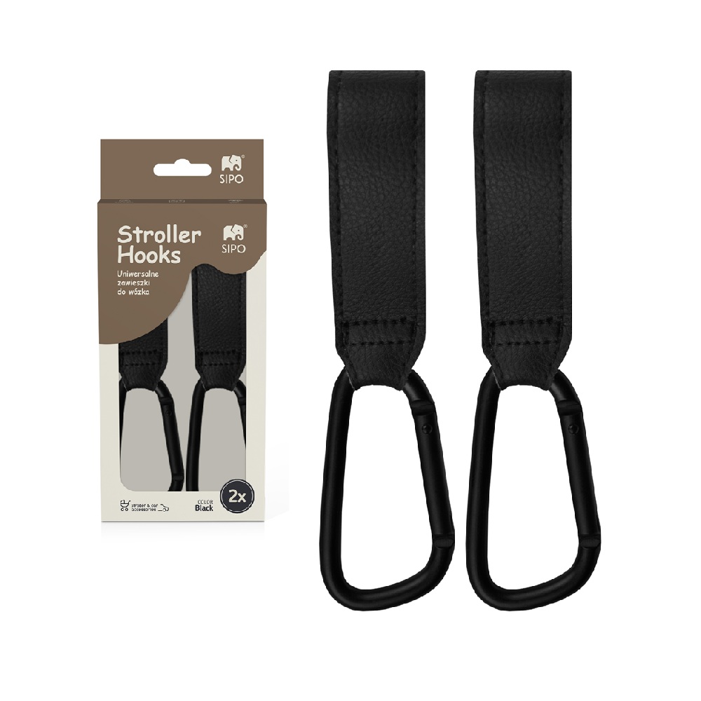Cârlige Universale Piele Sipo - Pratic pentru Carucior - imagine 3