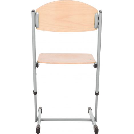 Scaun scolar ajustabil Moje Bambino, argintiu, marimea 3-4 - imagine 3