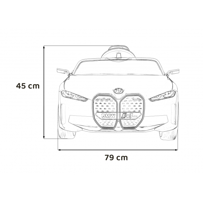 BMW I4 Electrică Copii | 50W, Telecomandă, Negru - imagine 11