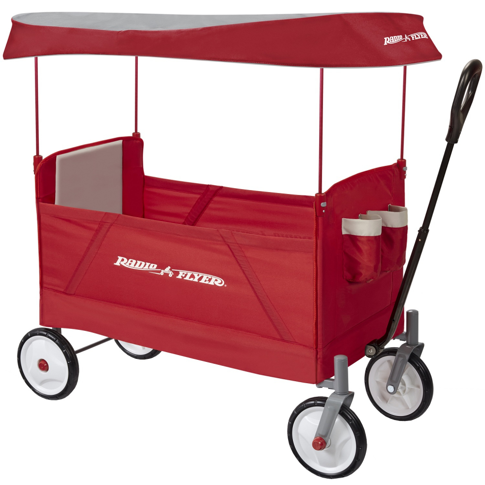 Radio Flyer EZ Fold Wagon Pliabil cu Scaune