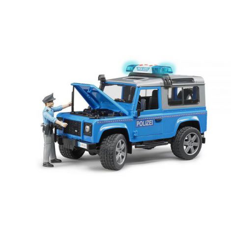 Bruder Masina Politie Land Rover cu Lumini - imagine 5