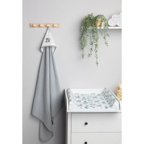 Prosop cu Gluga Sensillo Gri Raton - Moale Absorbant - imagine 5
