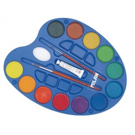 Set Acuarele Milan 12 Tablete + Pensula