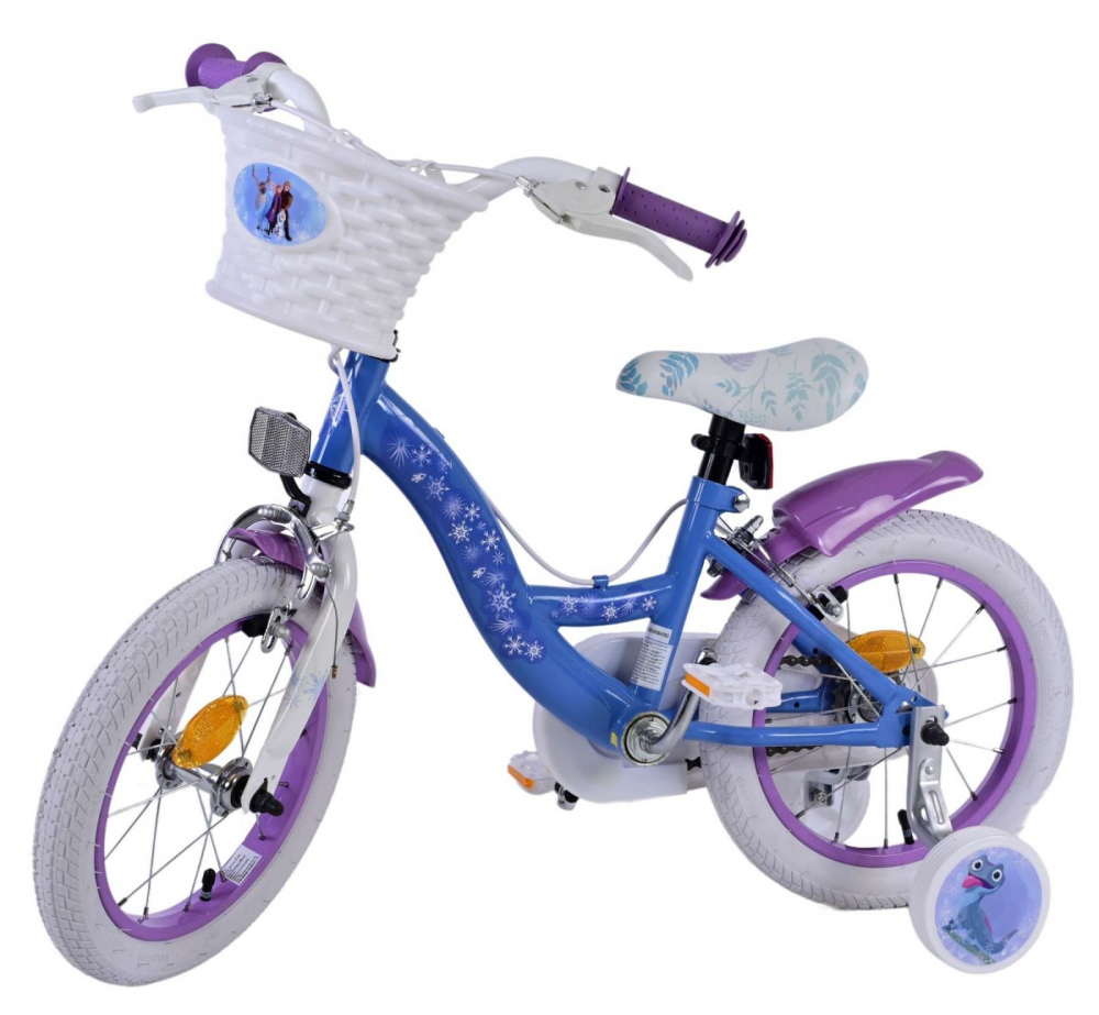 Bicicleta Disney Frozen 14" Eandl cu Frâne și Cos
