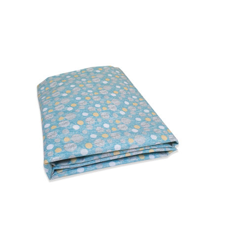 Cearceaf Elastic Kids Decor 107x60 cm, Bubble Blue - imagine 4