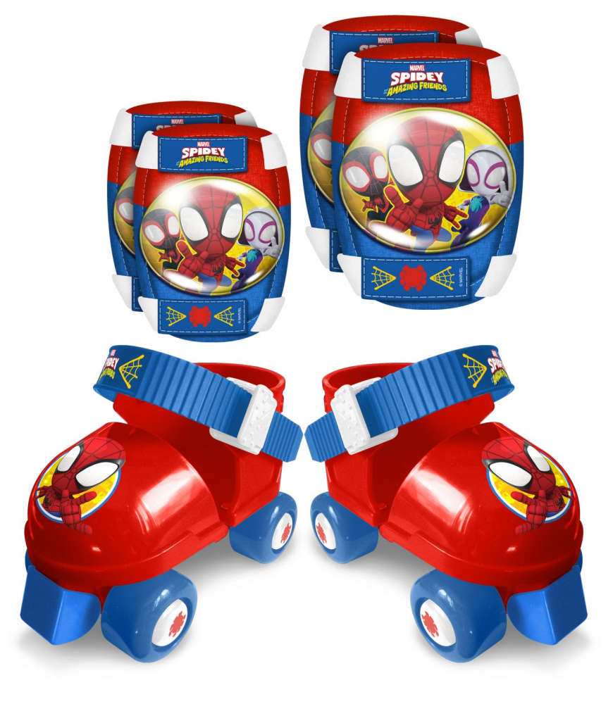 Role Spidey Stamp Reglabile 23-27 cu Protecții - imagine 2