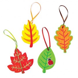 Frunze Lemn Decorat DIY Baker Ross - imagine 4