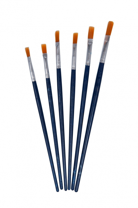Set Pensule Varf Lat Cnx, 6 Buc. Nr.1-6