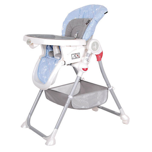 Scaun Masa Teddy Blue Coletto, Reglabil 6Luni-3Ani - imagine 3
