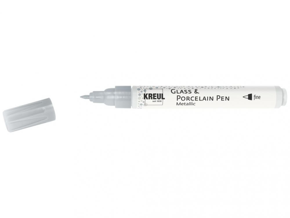 Marker Kreul Metallic Fine Sticla Portelan 1-2 mm