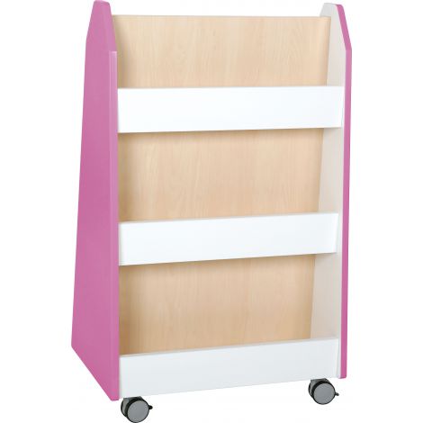 Biblioteca Quadro Moje Bambino, Dublă Față, Roz