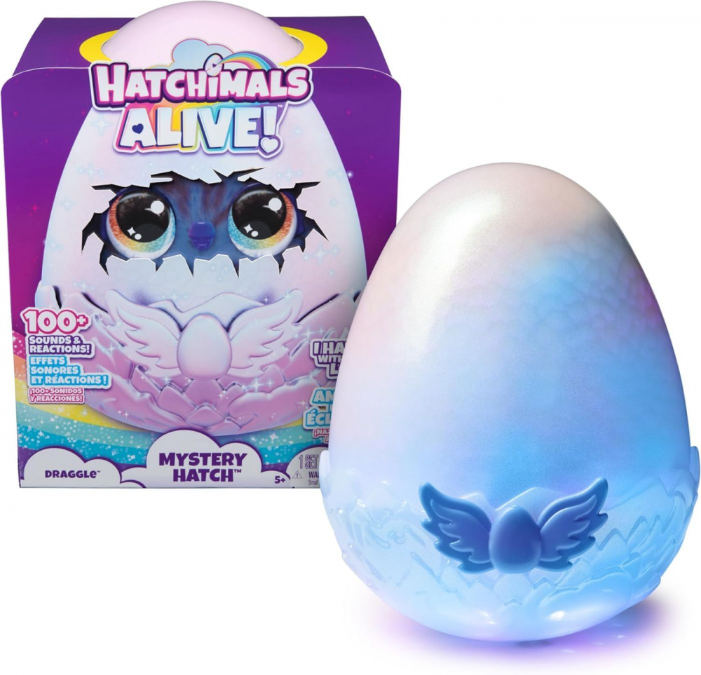 Hatchimals Alive Mystery Hatch Ou Draggle Spin Master