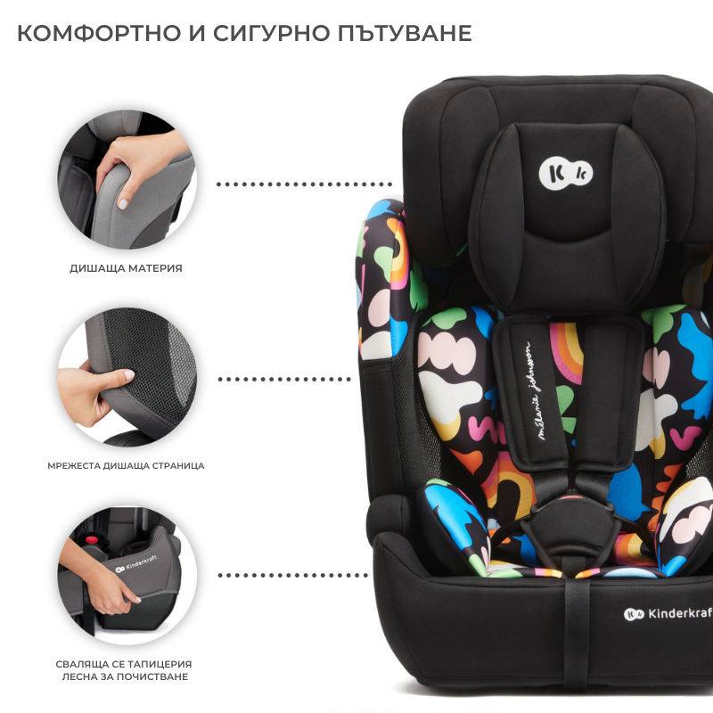 Kinderkraft Comfort Up i-Size | Scaun Auto 76-150 cm - imagine 2