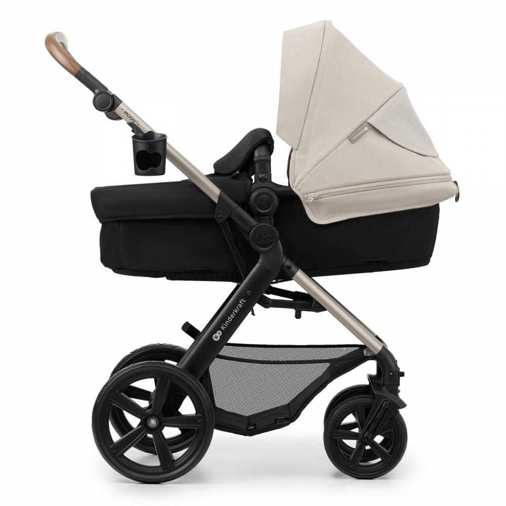 Carucior Kinderkraft Moov 2 4in1 Moon Grey - imagine 2
