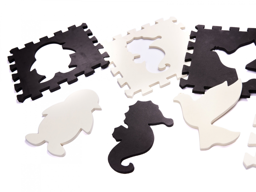 Covoraș Puzzle Spumă 25 Piese Ikonka - imagine 5