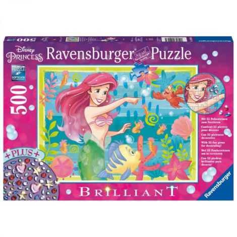 Puzzle Ravensburger Ariel 500 piese + Stickere
