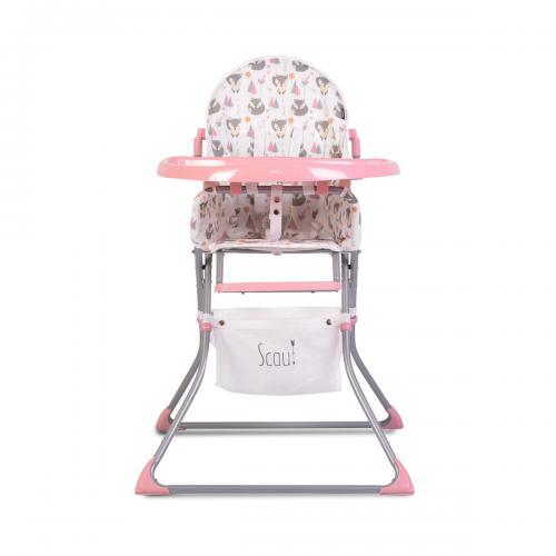 Scaun de masă Scaut Pink Moni, Compact și Pratic - imagine 4